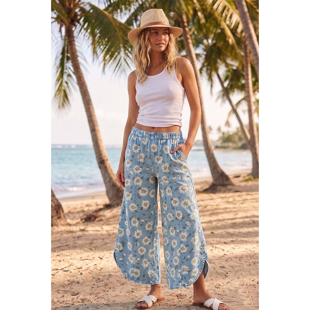 PRE-ORDER: Tulip Washed Camo Relaxed Fit Jean
