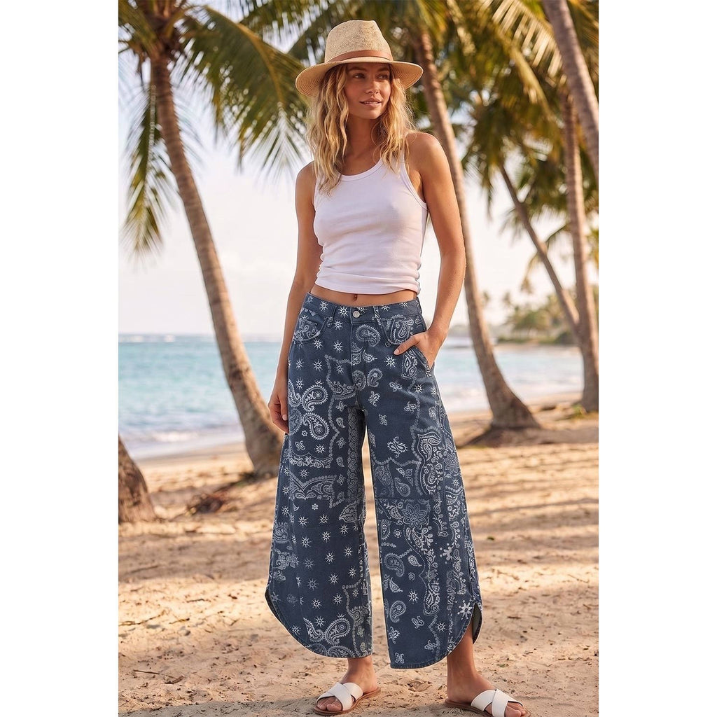 PRE-ORDER: Tulip Washed Camo Relaxed Fit Jean