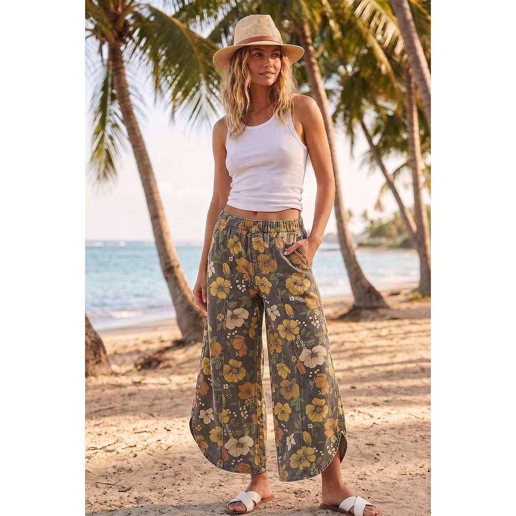 PRE-ORDER: Tulip Washed Camo Relaxed Fit Jean