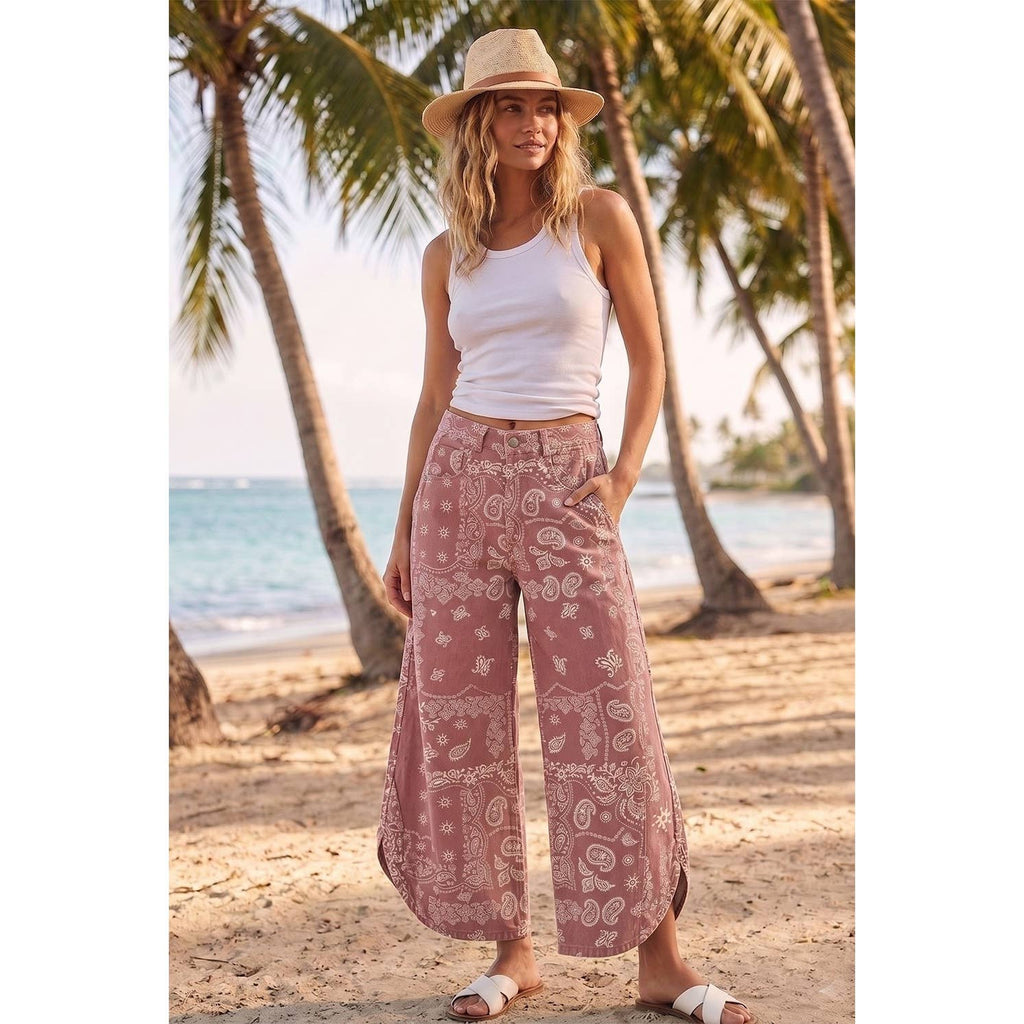 PRE-ORDER: Tulip Washed Camo Relaxed Fit Jean