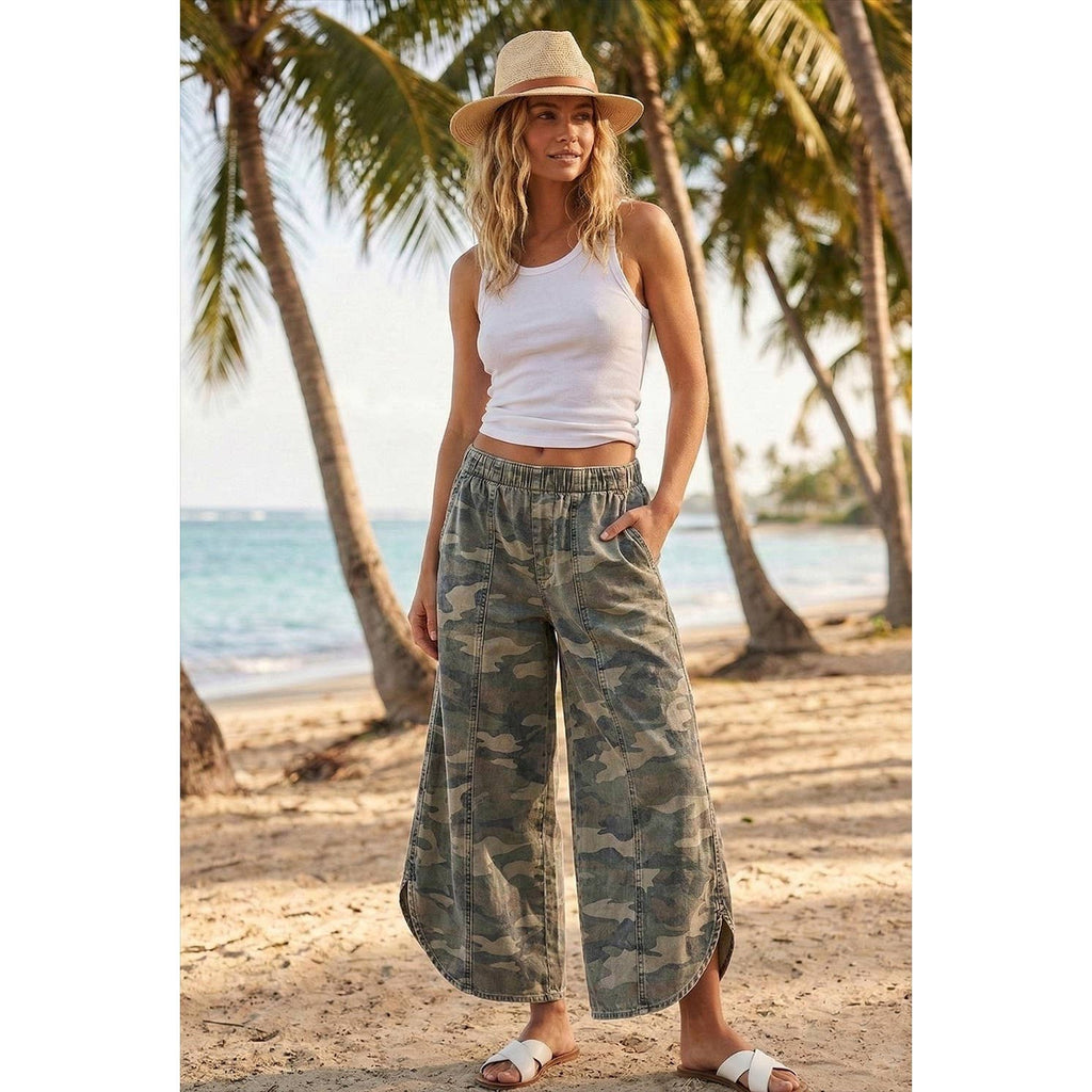 PRE-ORDER: Tulip Washed Camo Relaxed Fit Jean