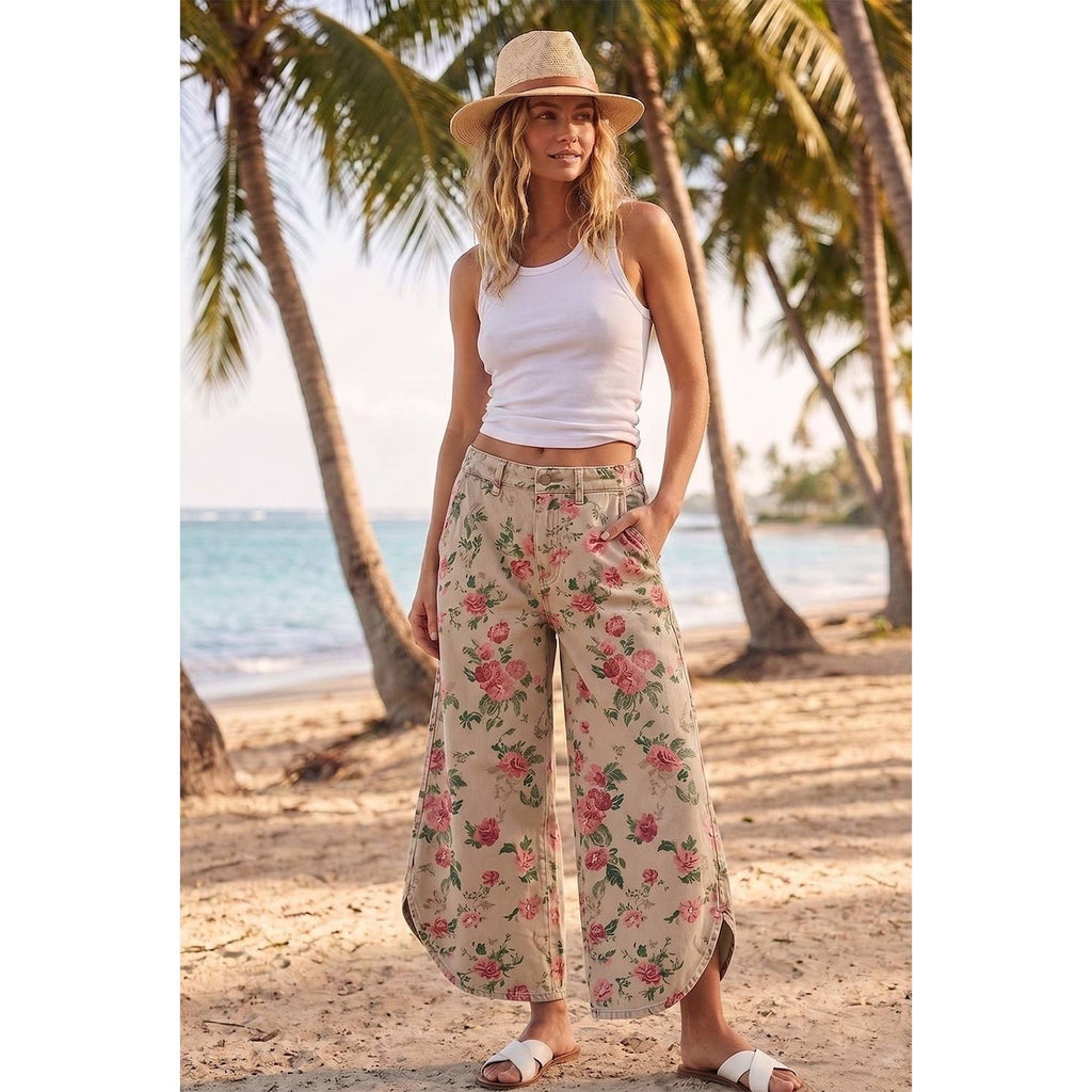 PRE-ORDER: Tulip Washed Camo Relaxed Fit Jean