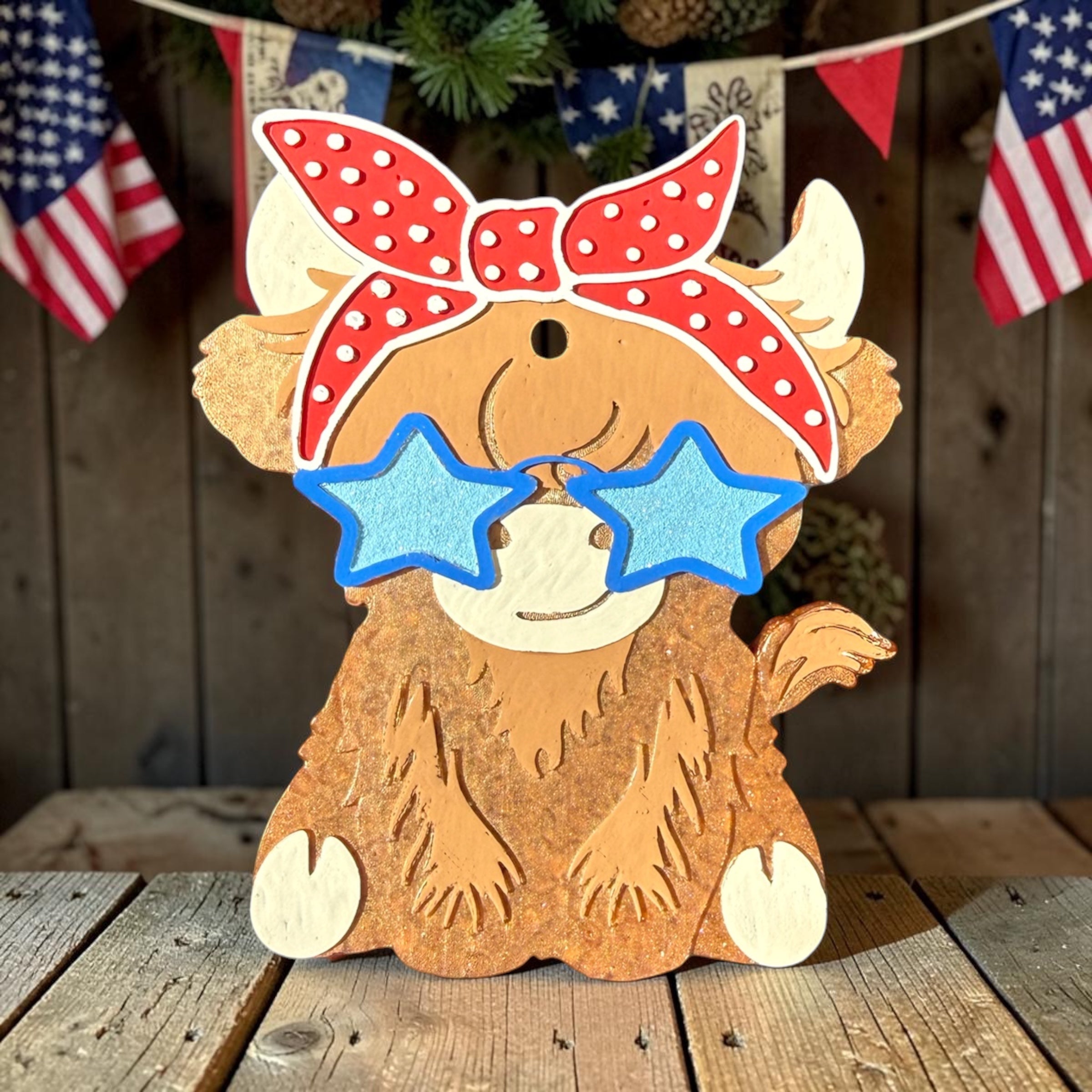 Red, White, and Moo Freshie ~
