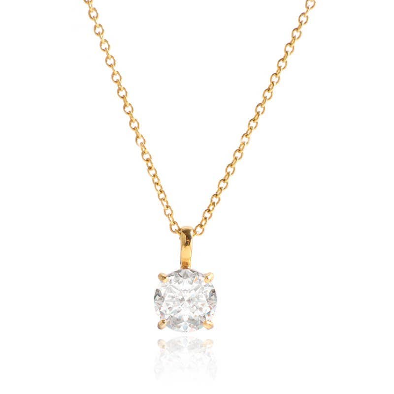 18K STAINLESS STEEL TARNISH FREE SQUARE NECKLACE | 40NK9675