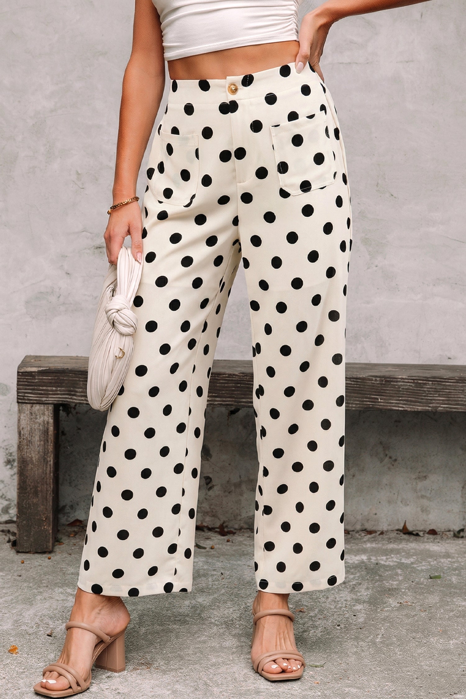 Elsa Patched Loose Pants