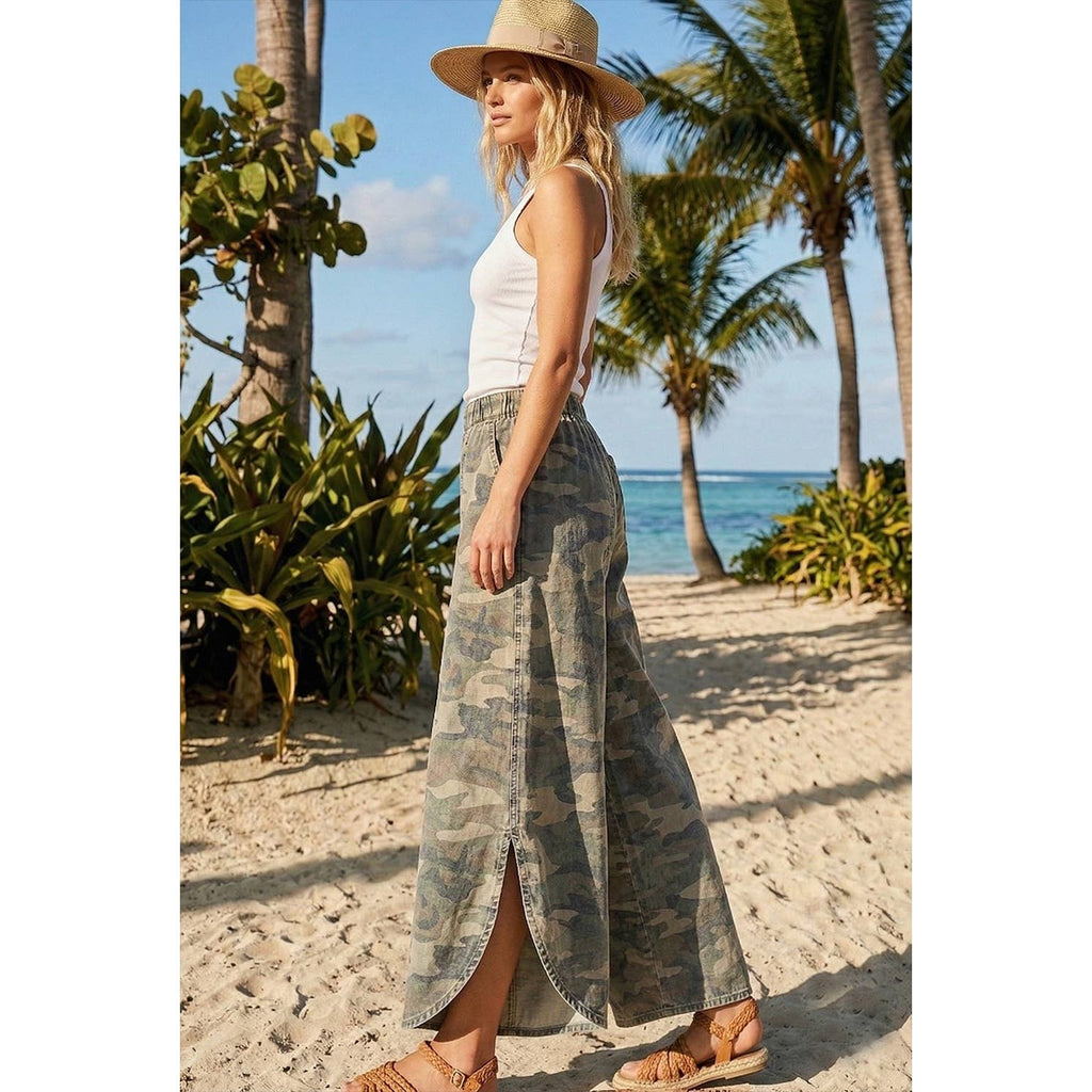 PRE-ORDER: Tulip Washed Camo Relaxed Fit Jean