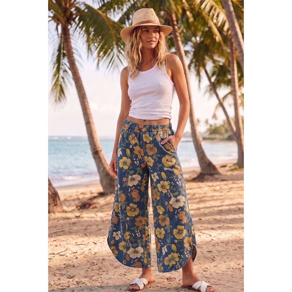 PRE-ORDER: Tulip Washed Camo Relaxed Fit Jean